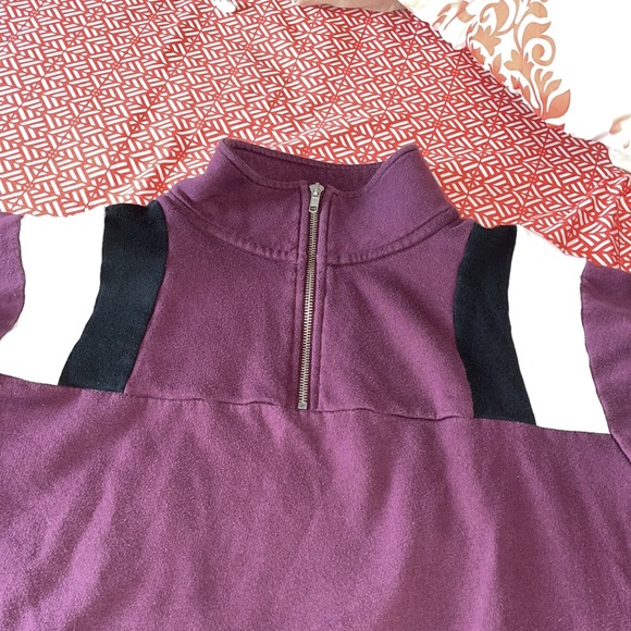 Pink Victoria Secret Lounge Quarter Zip - Picture 6 of 8